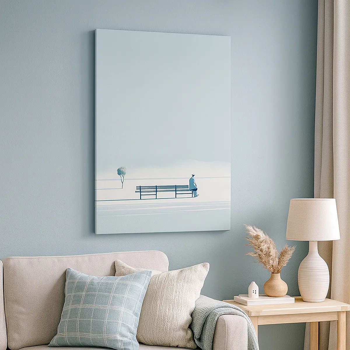 Obraz na plátně - Ano, čekám. - 50x70 cm