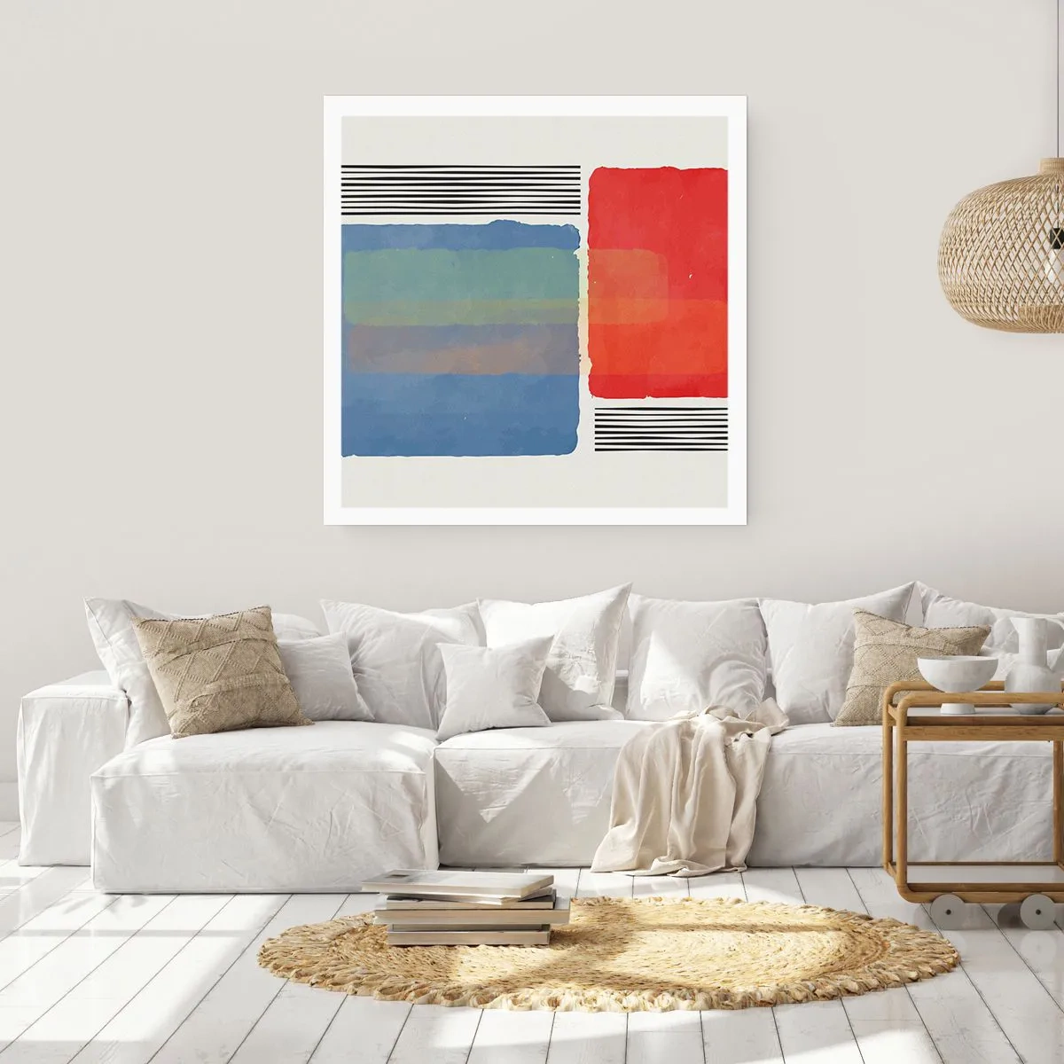 Plakát - Duch a písmeno geometrie - 60x60 cm