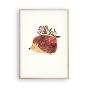 Plakát v rámu světlý dub - A už mě máš rád - 70x100 cm