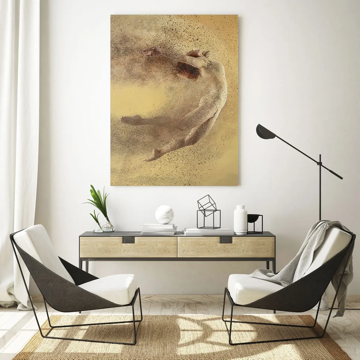 Obraz na skle - V tanečním vytržení - 70x100 cm