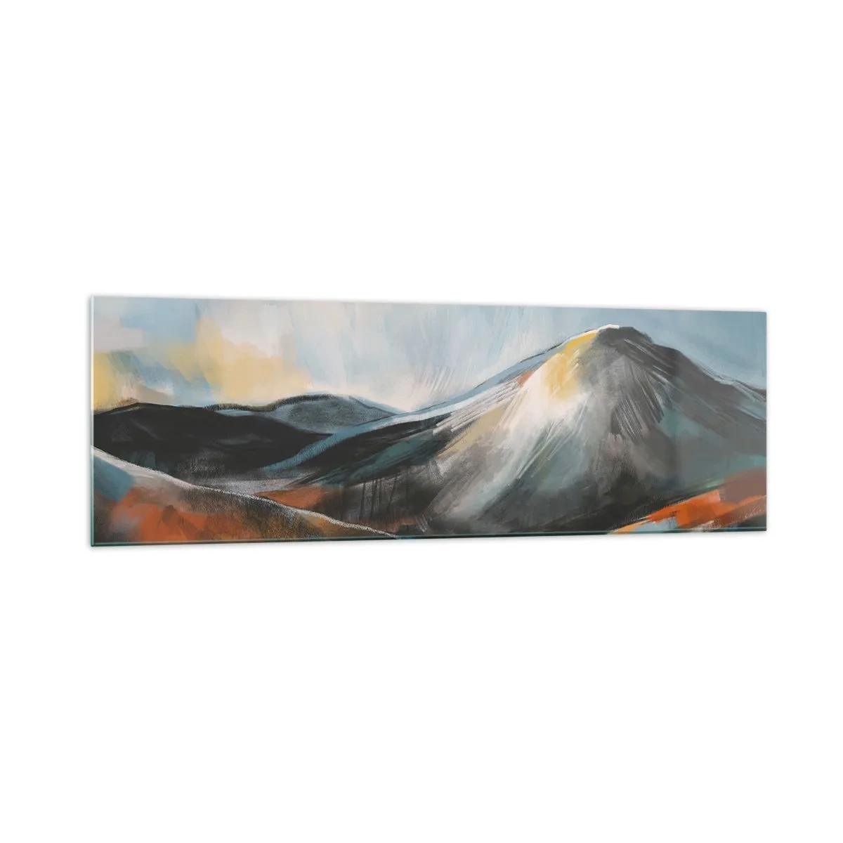 Obraz na skle - Syrové i krásné - 160x50 cm
