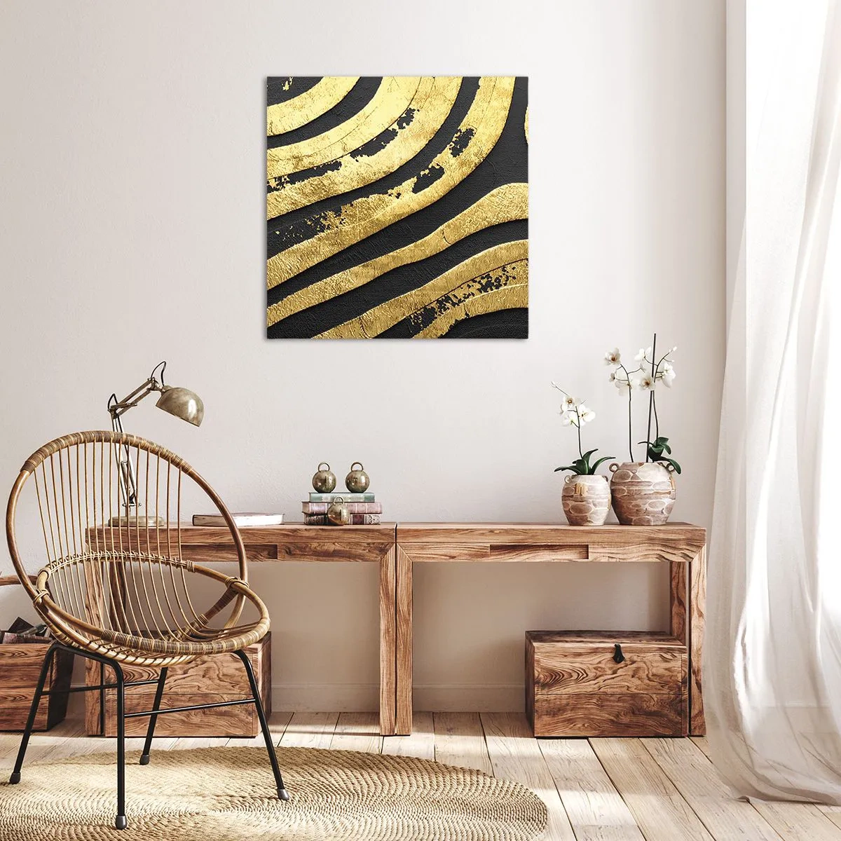 Obraz na plátně - Vše plyne - 30x30 cm