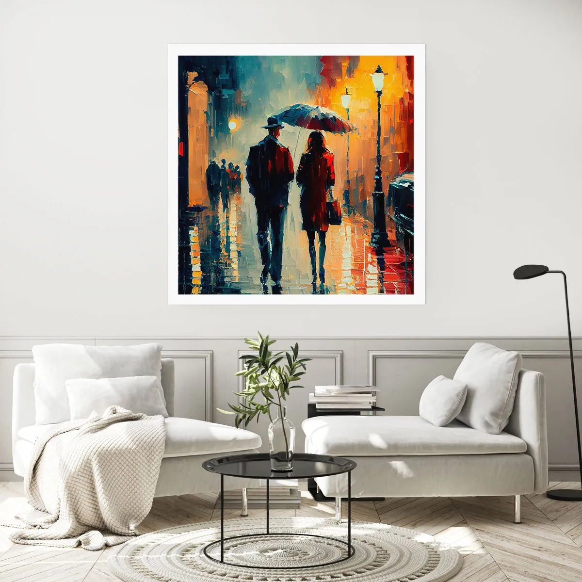 Plakát - Městská love story - 30x30 cm