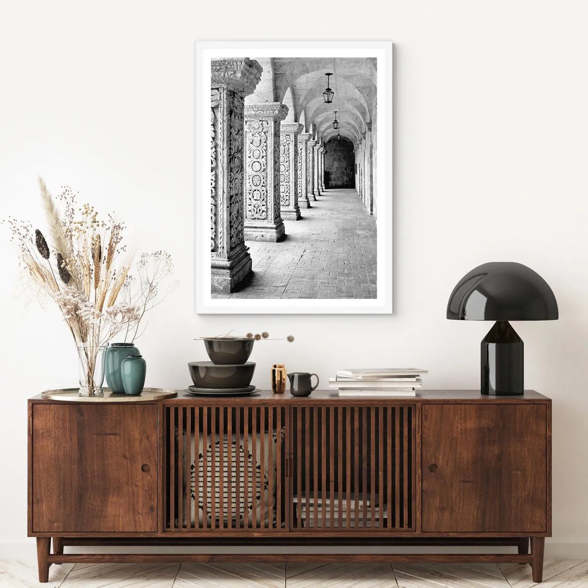 Plakát v bílém rámu - Kam...? - 61x91 cm