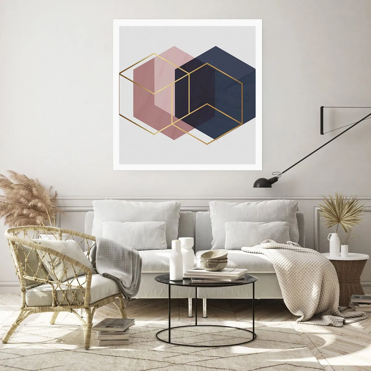 Plakát - Síla jednoduchosti - 50x50 cm