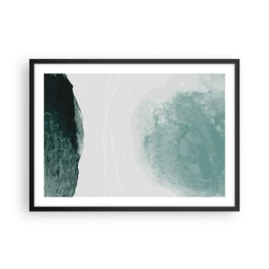 Plakát v černém rámu - Setkání s mlhou - 70x50 cm