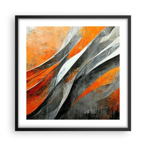 Plakát v černém rámu - Žár a chlad - 50x50 cm