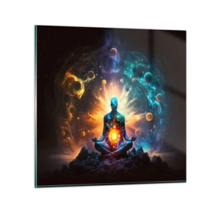 Obraz na skle - Vesmírný klid - 30x30 cm