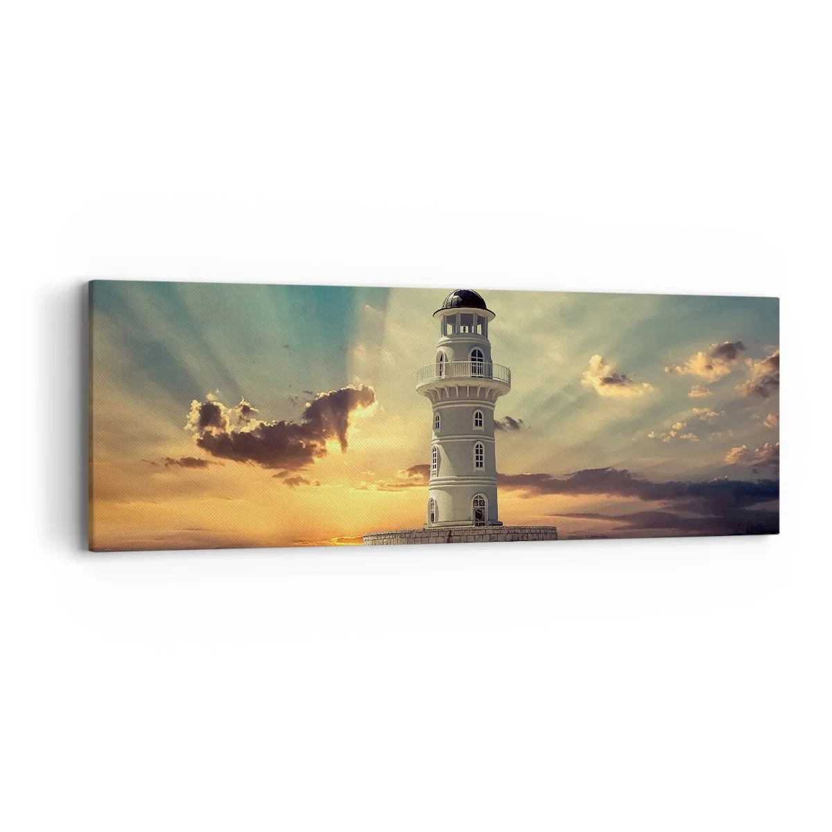 Obraz na plátně - Světlo - Dobro - Krása - 90x30 cm