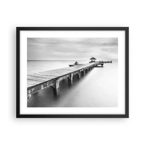 Plakát v černém rámu - Daleko od nás - 50x40 cm