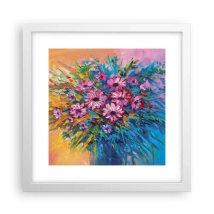 Plakát v bílém rámu - Energie života - 30x30 cm