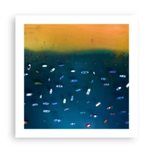 Plakát - Prázdninová hra - 50x50 cm