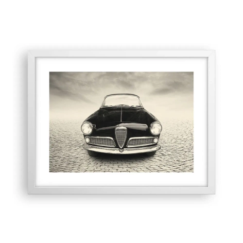 Plakát v bílém rámu - Jak mě nemilovat? - 40x30 cm