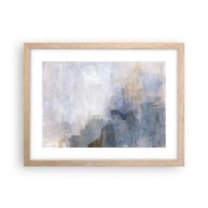 Plakát v rámu světlý dub - Tóny a akordy barev - 40x30 cm