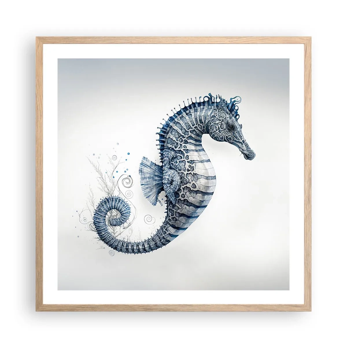 Plakát v rámu světlý dub - Jemný vtip přírody - 60x60 cm