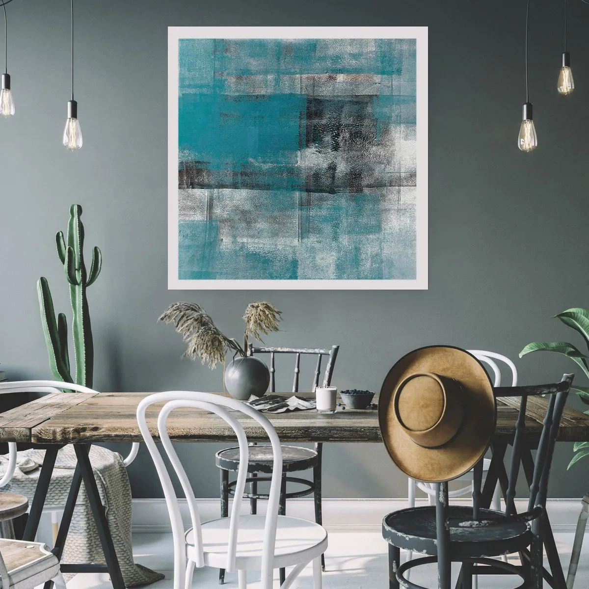 Plakát - Voda a vzduch - 50x50 cm