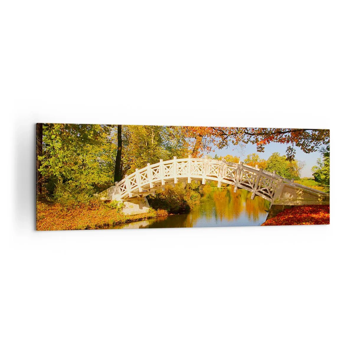 Obraz na plátně - Na bílém můstku vzdechů - 160x50 cm