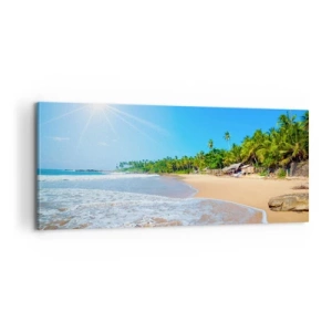 Obraz na plátně - Exotické místo pro tebe - 100x40 cm