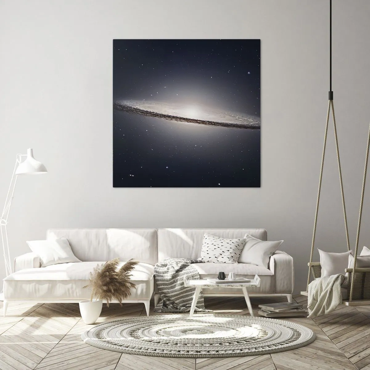 Obraz na plátně - Kdysi dávno, v jedné vzdálené galaxii… - 60x60 cm