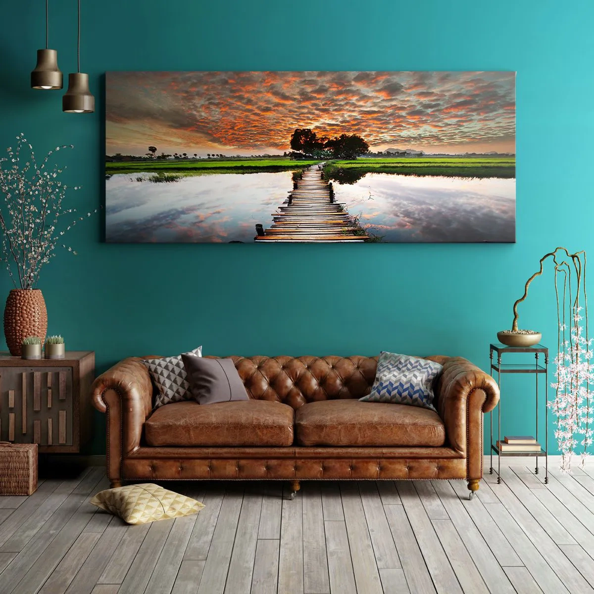 Obraz na plátně - Roztáhněte ruce - dýchejte  - 120x50 cm
