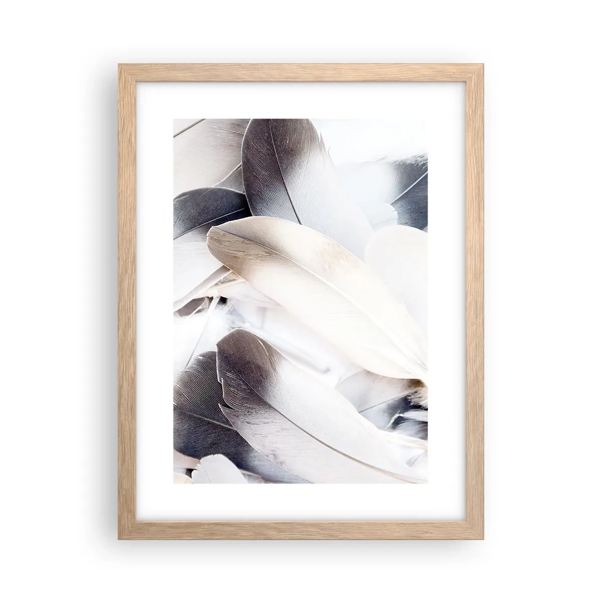 Plakát v rámu světlý dub - Téměř andělské - 30x40 cm