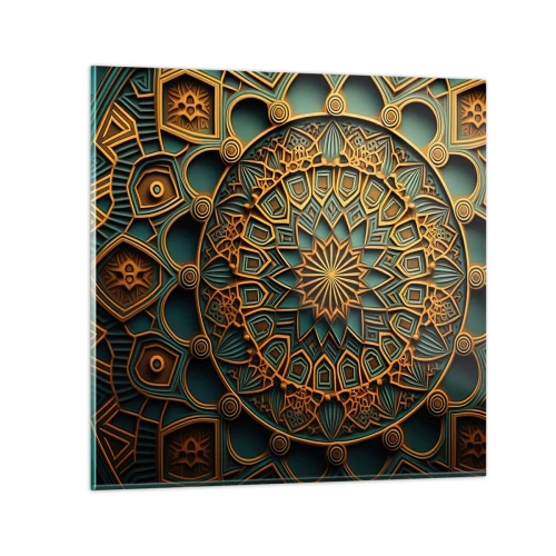 Obraz na skle - V arabském stylu - 50x50 cm