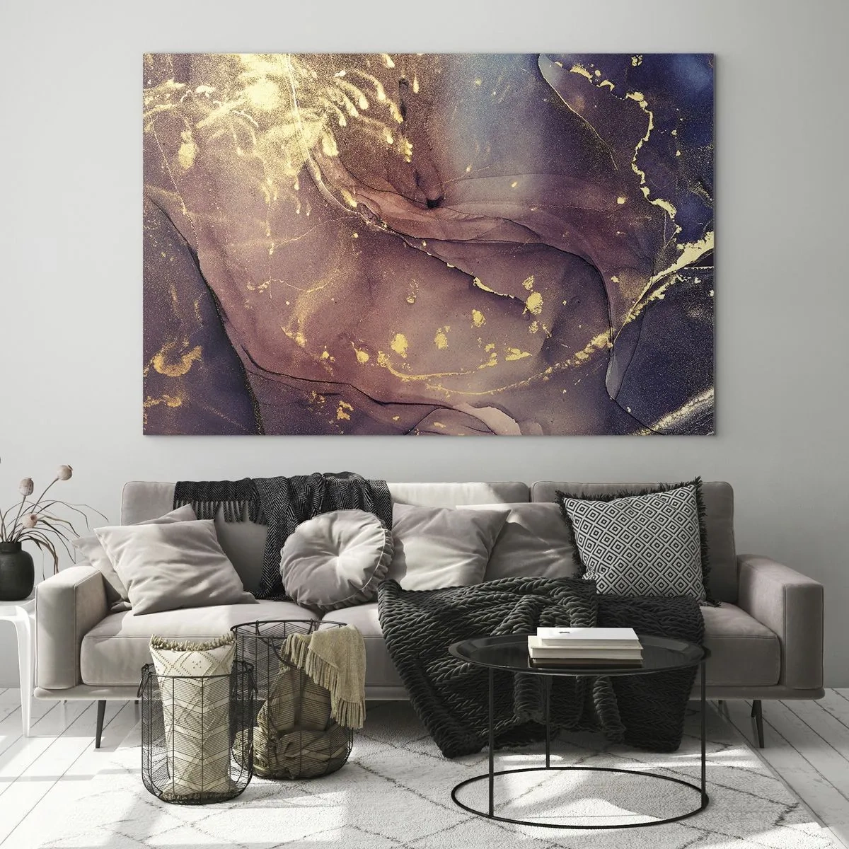 Obraz na skle - Hmota a duch - 100x70 cm