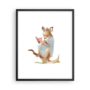 Plakát v černém rámu - Přečti mi, mami - 40x50 cm