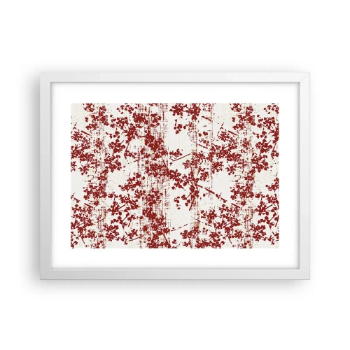 Plakát v bílém rámu - Staré kaliko - 40x30 cm