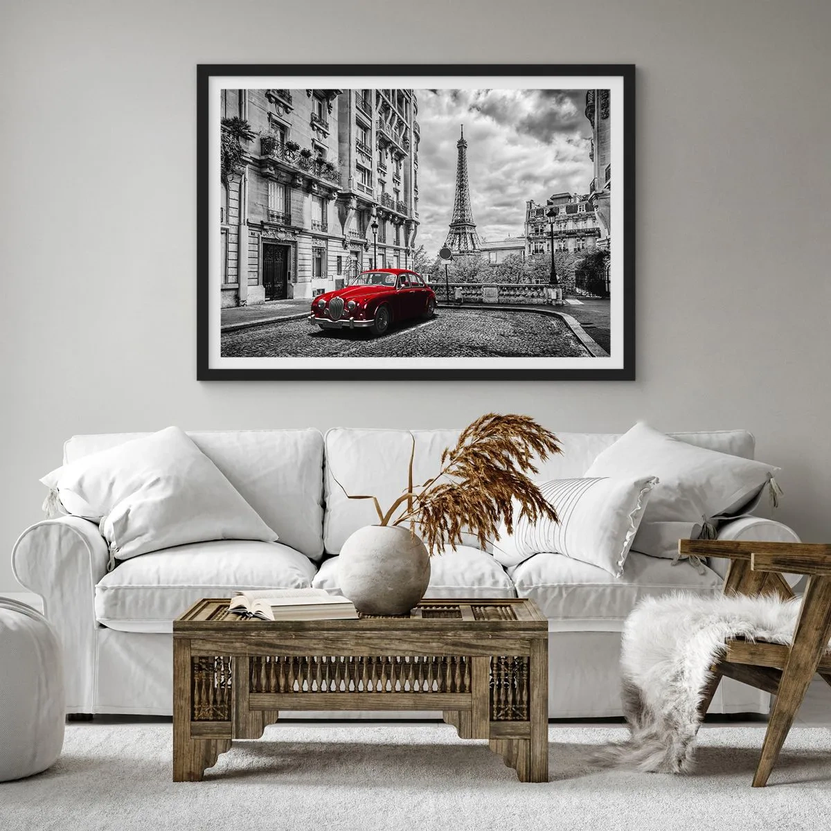 Plakát v černém rámu - Dravec ve městě - 70x50 cm