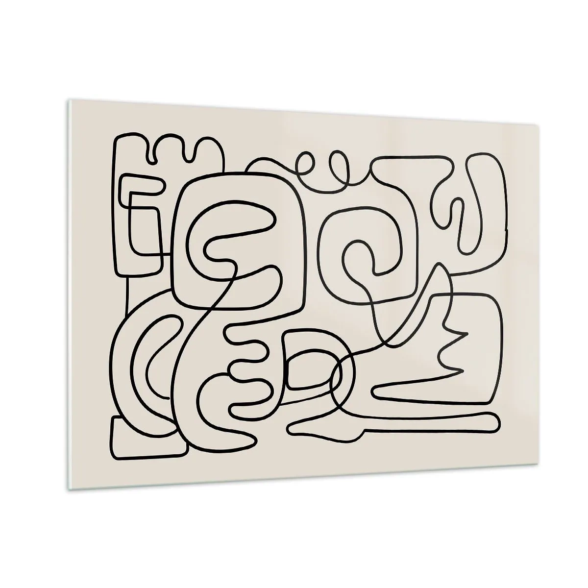 Obraz na skle - Podle stopy - 100x70 cm