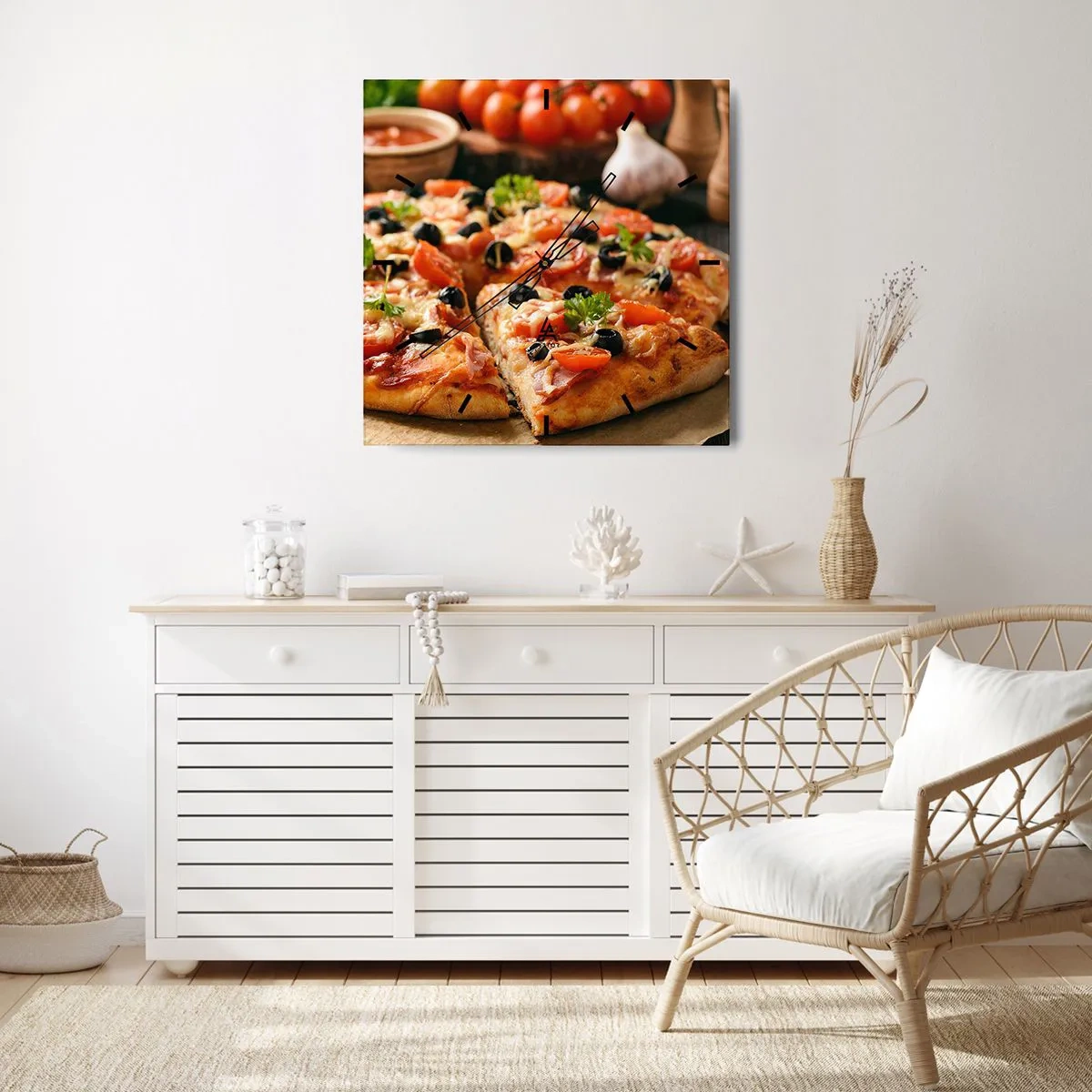 Nástěnné hodiny - Opět jsi měl štěstí - 30x30 cm