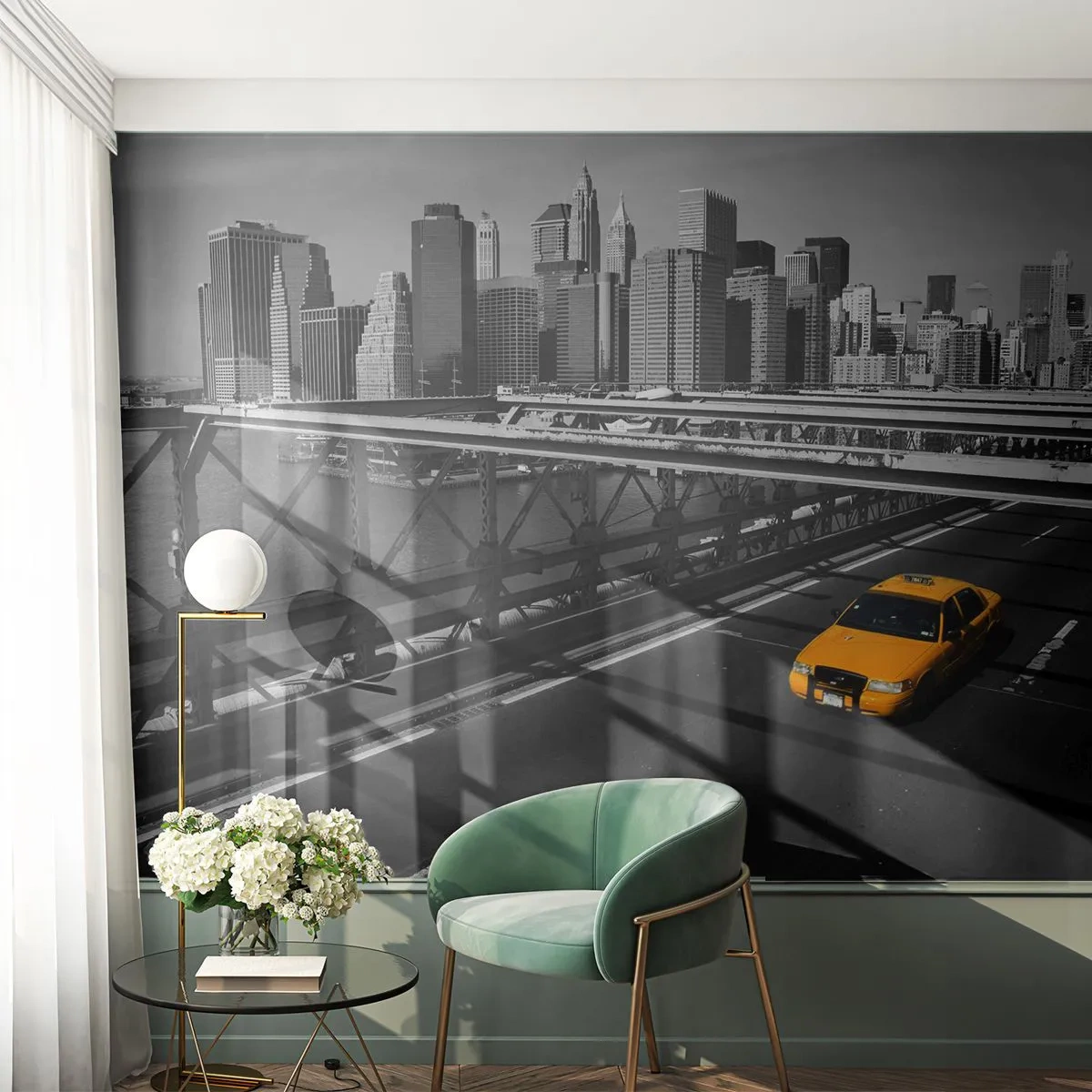 Fototapeta Samolepicí Deluxe Sticker - Barva velkoměsta - Město, New York, Architektura - 250x175 cm