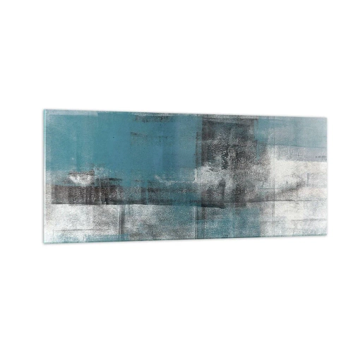 Obraz na skle - Voda a vzduch - 100x40 cm