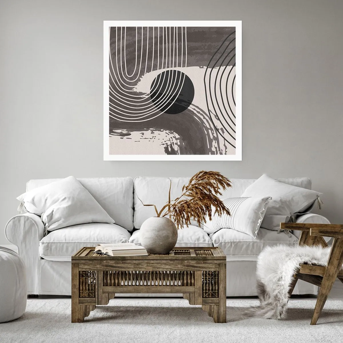 Plakát - Ovál vítězí - 60x60 cm