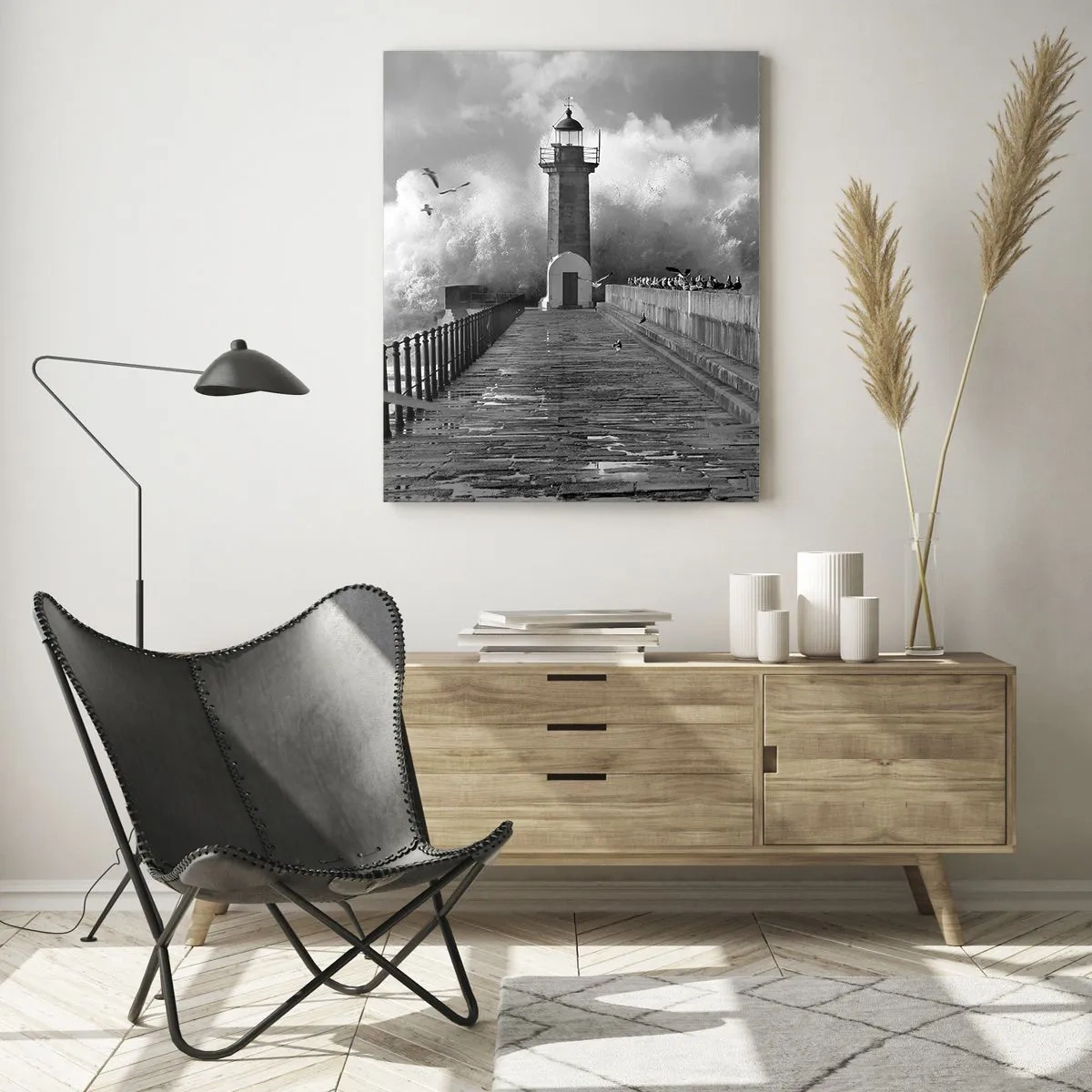 Obraz na skle - Nebojácná - 50x70 cm