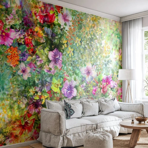 Fototapeta Standard Eco - Do květů, k záhubě - Květiny, Zahrada, Příroda - 500x350 cm
