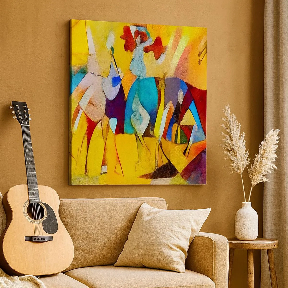 Obraz na plátně - Slunce - život - radost - 30x30 cm