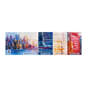 Fototapeta Vzorek Standard Eco - Radostná metropole - Město, Architektura, Mrakodrapy - 100x30 cm