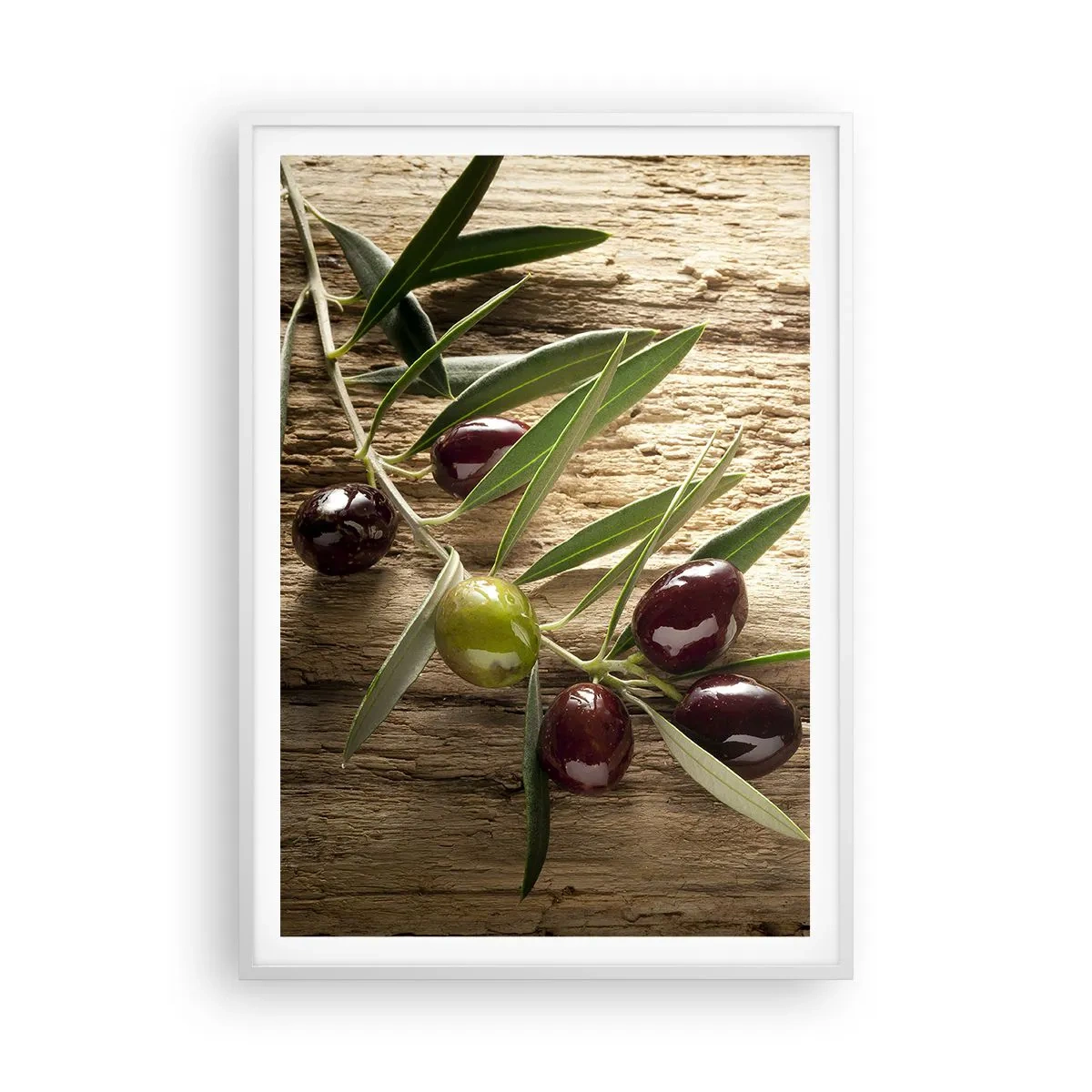 Plakát v bílém rámu - Přímo od přírody - 70x100 cm