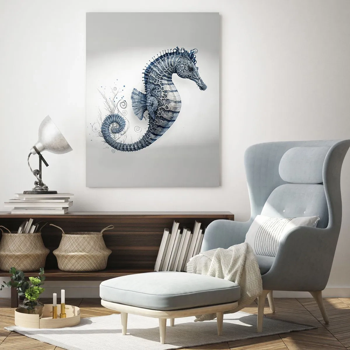 Obraz na skle - Jemný vtip přírody - 70x100 cm