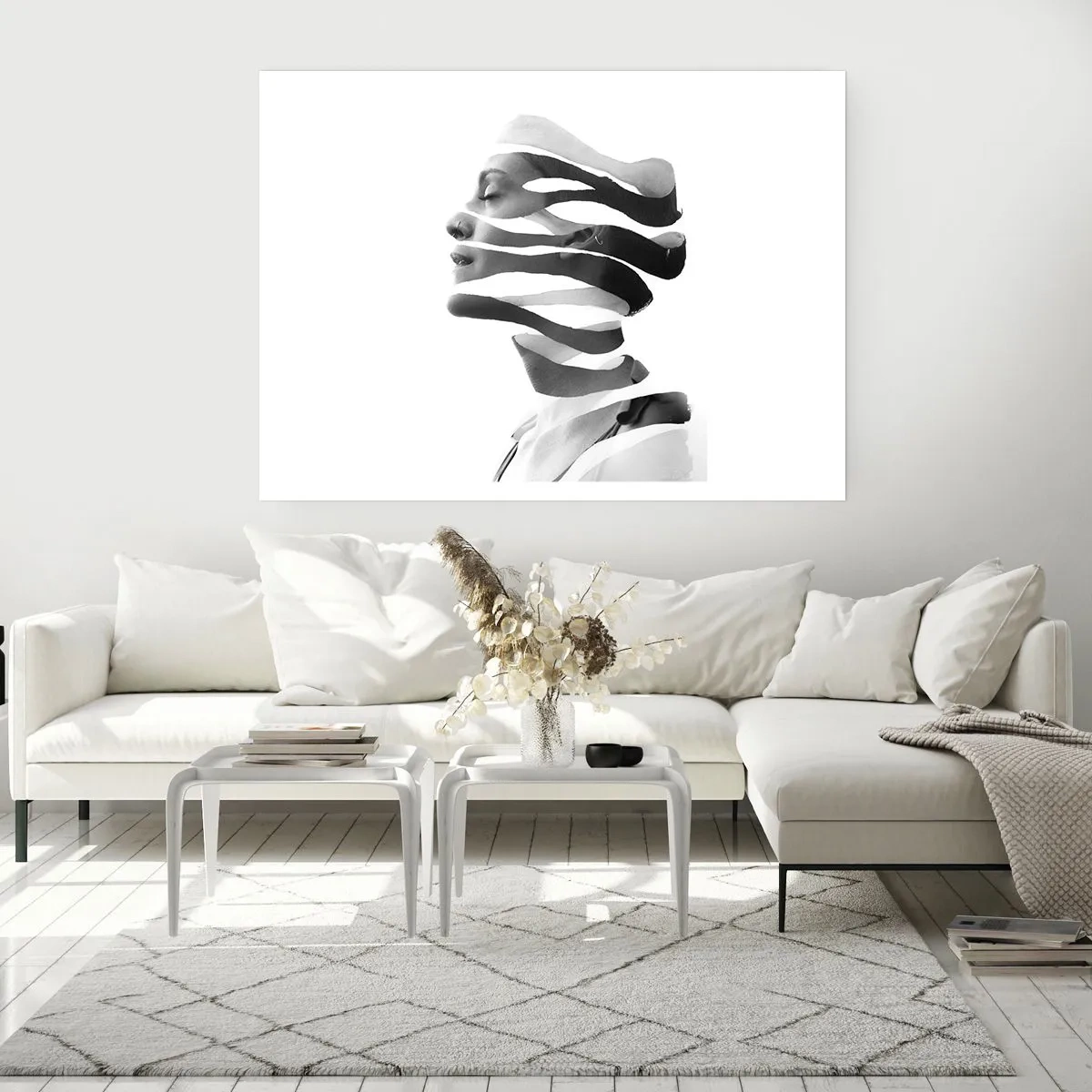 Plakát - Surrealistický portrét - 100x70 cm