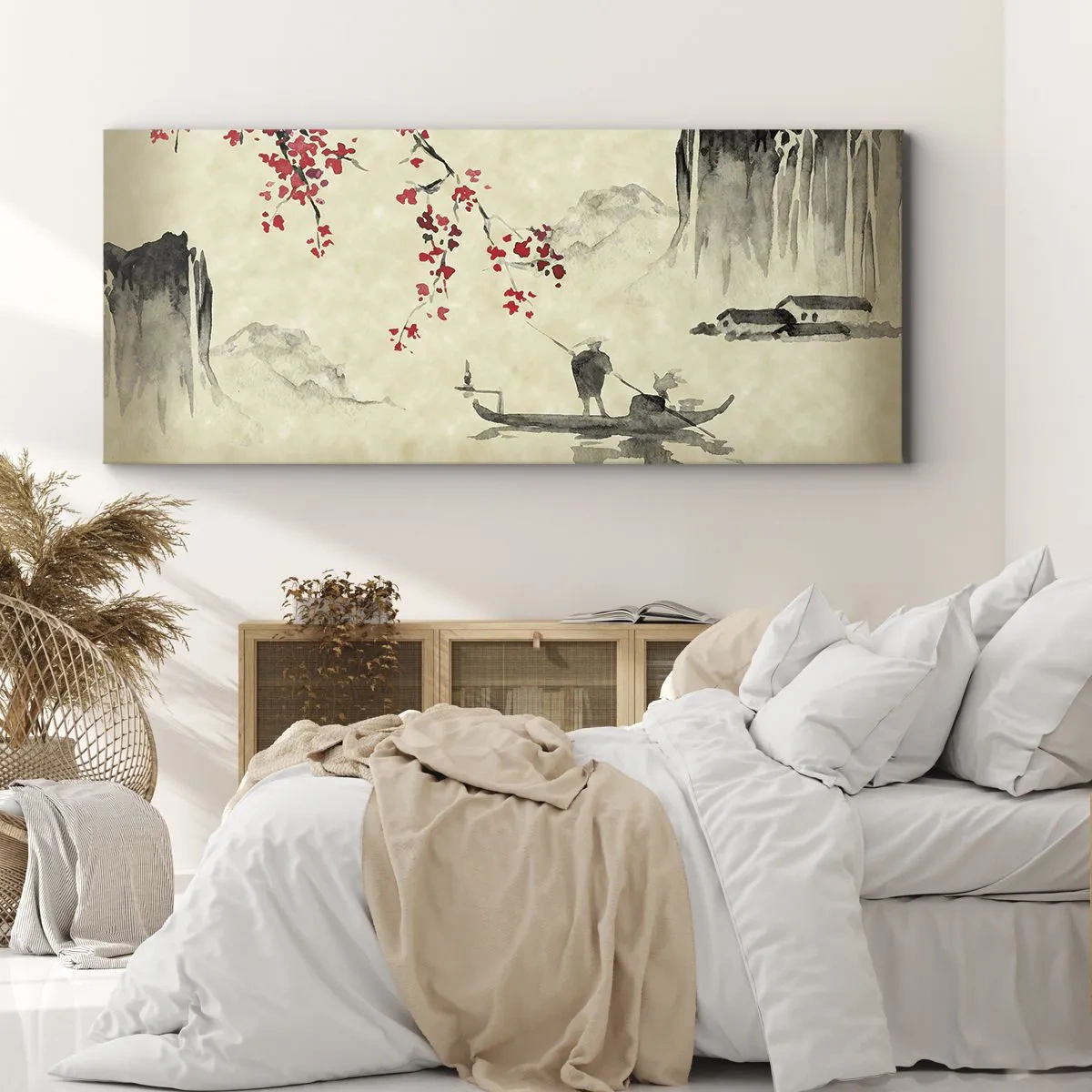 Obraz na plátně - V zemi kvetoucích třešní - 100x40 cm