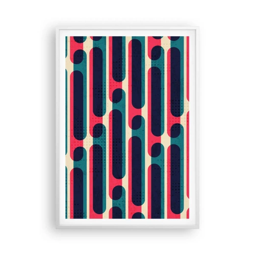 Plakát v bílém rámu - Dovnitř a dopředu - 70x100 cm