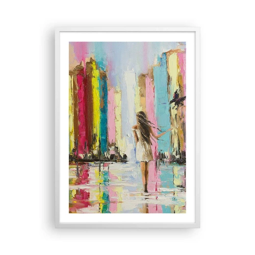 Plakát v bílém rámu - Pojď se mnou - 50x70 cm