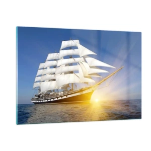 Obraz na skle - Jejich čas nikdy nepomine - 120x80 cm