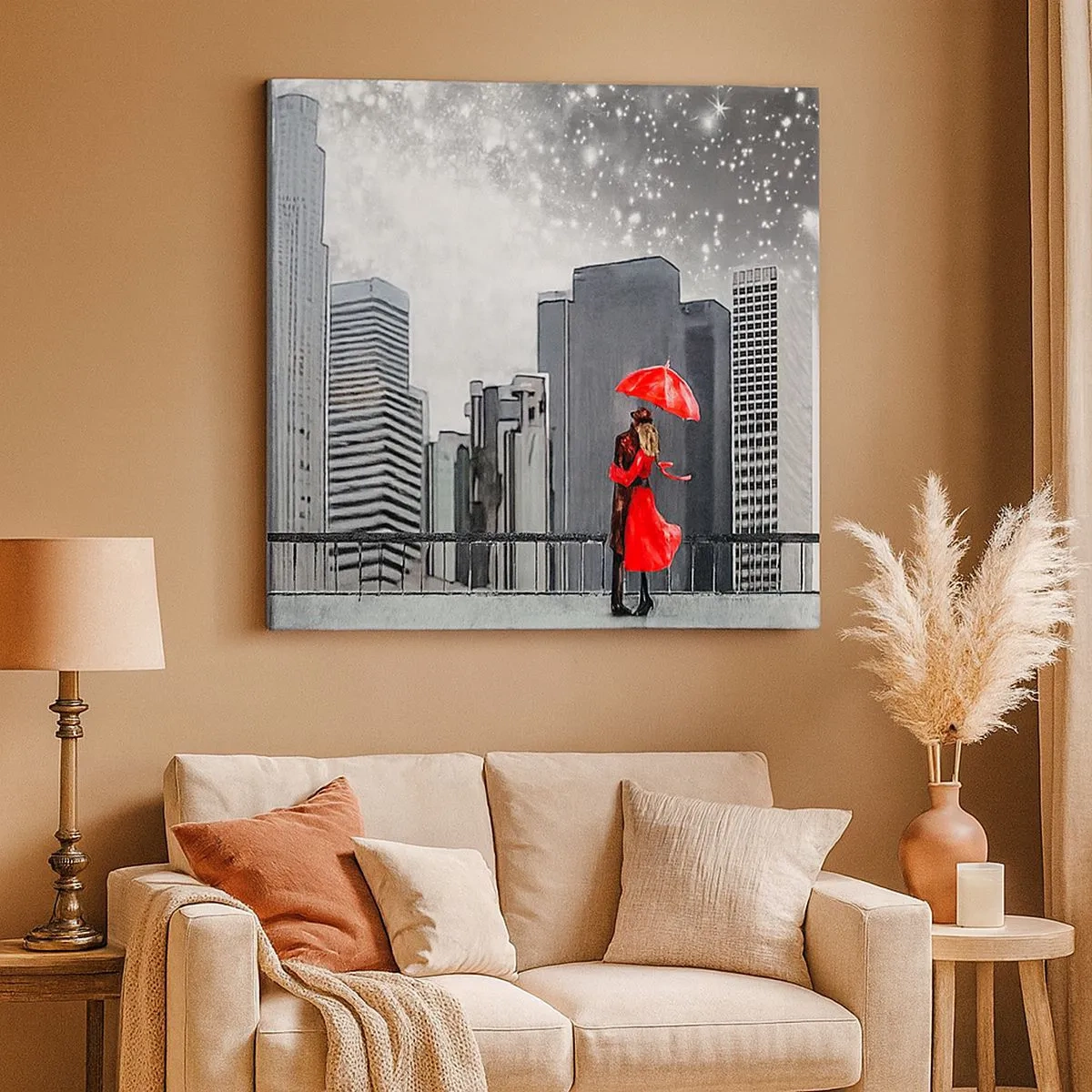 Obraz na plátně - Člověk není kámen - 30x30 cm