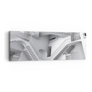 Obraz na plátně - Paradoxy prostoru - 90x30 cm