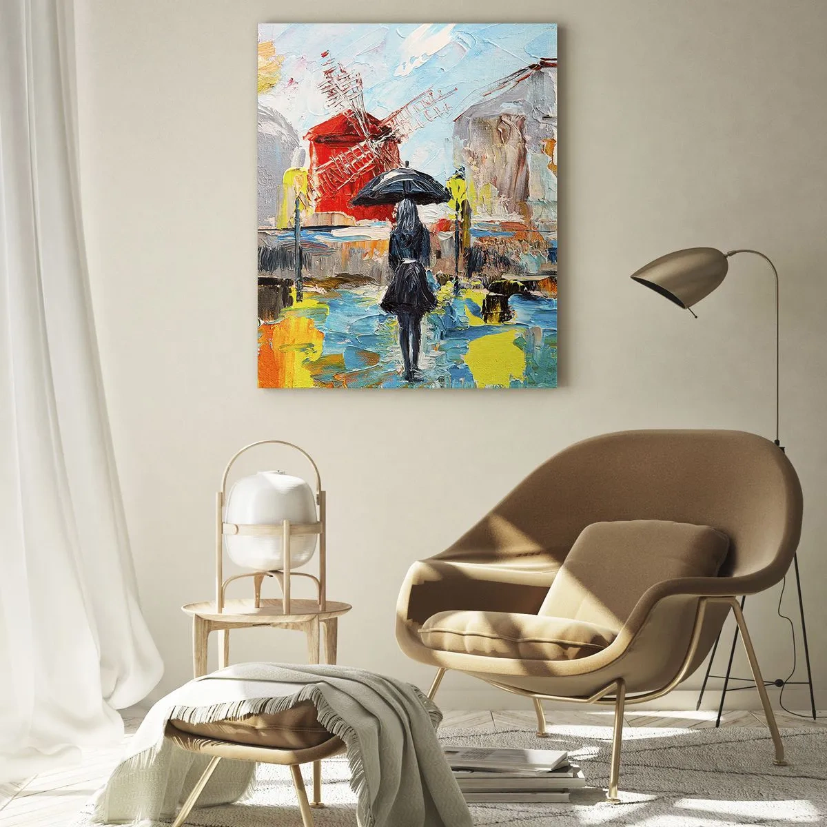 Obraz na skle - Pařížské legendy - 50x70 cm