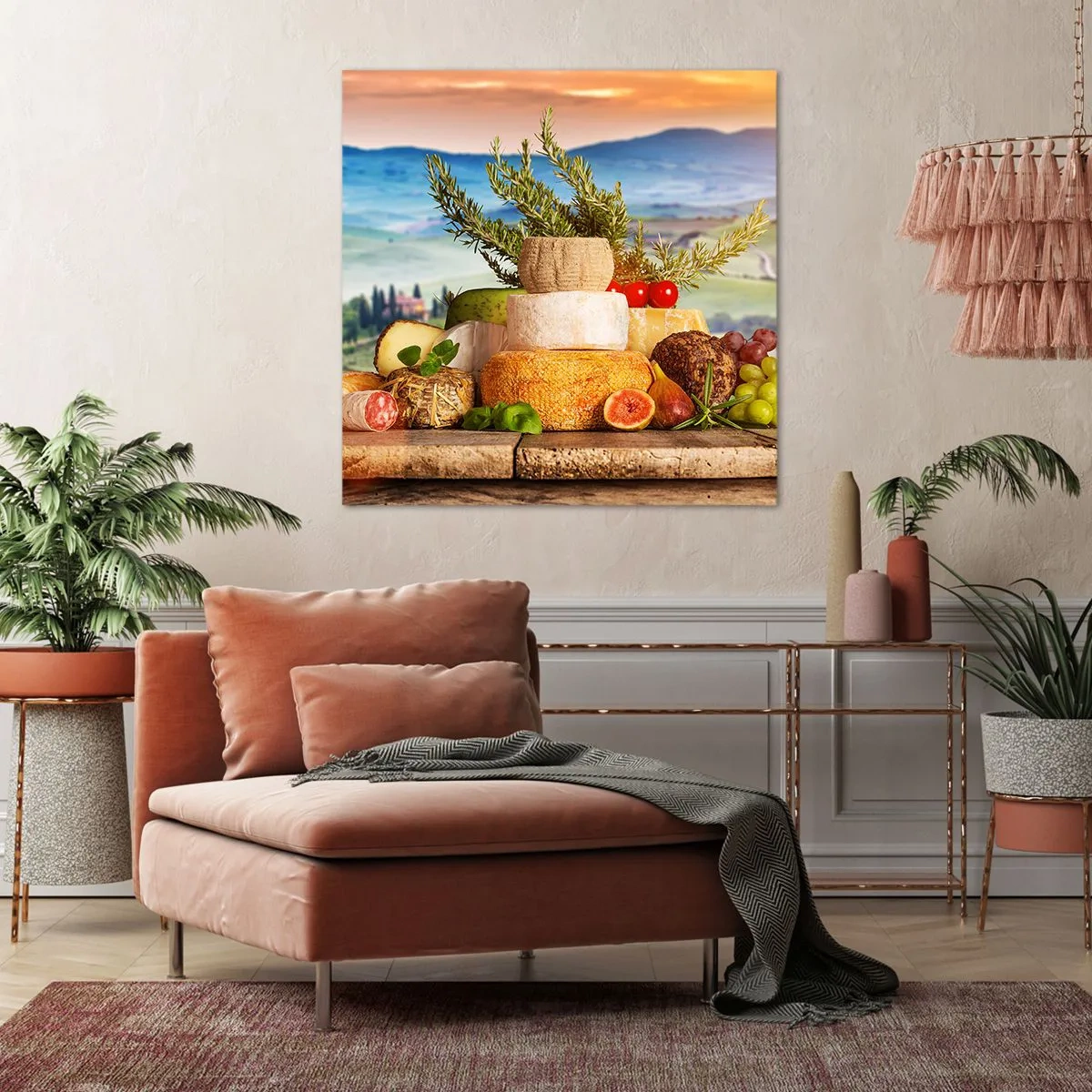 Obraz na plátně - Italská radost ze života - 50x50 cm